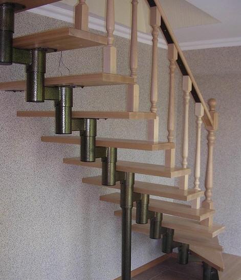 Каркасная лестница в каркасный дом